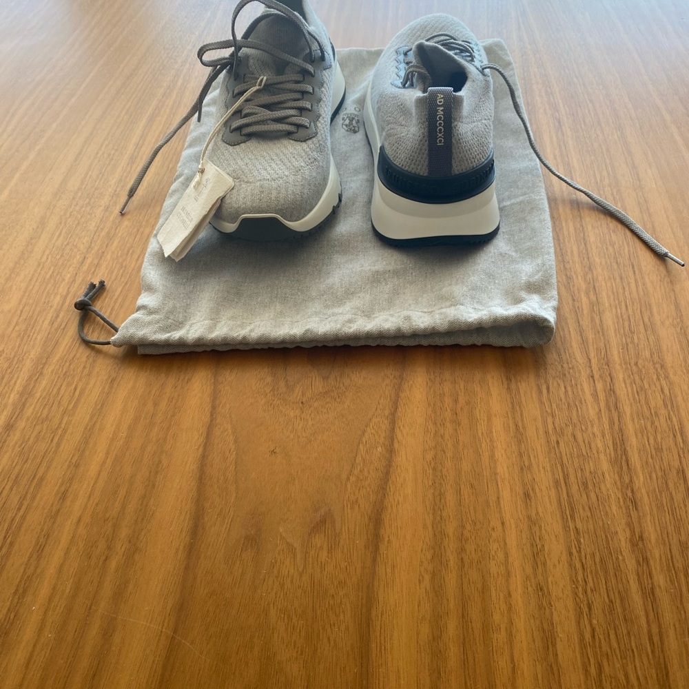 Brunello Cucinelli Gray Sneakers